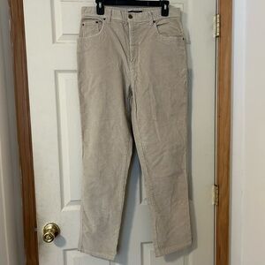 Bill Blass Women’s  Beige Corduroy Pants size 12
